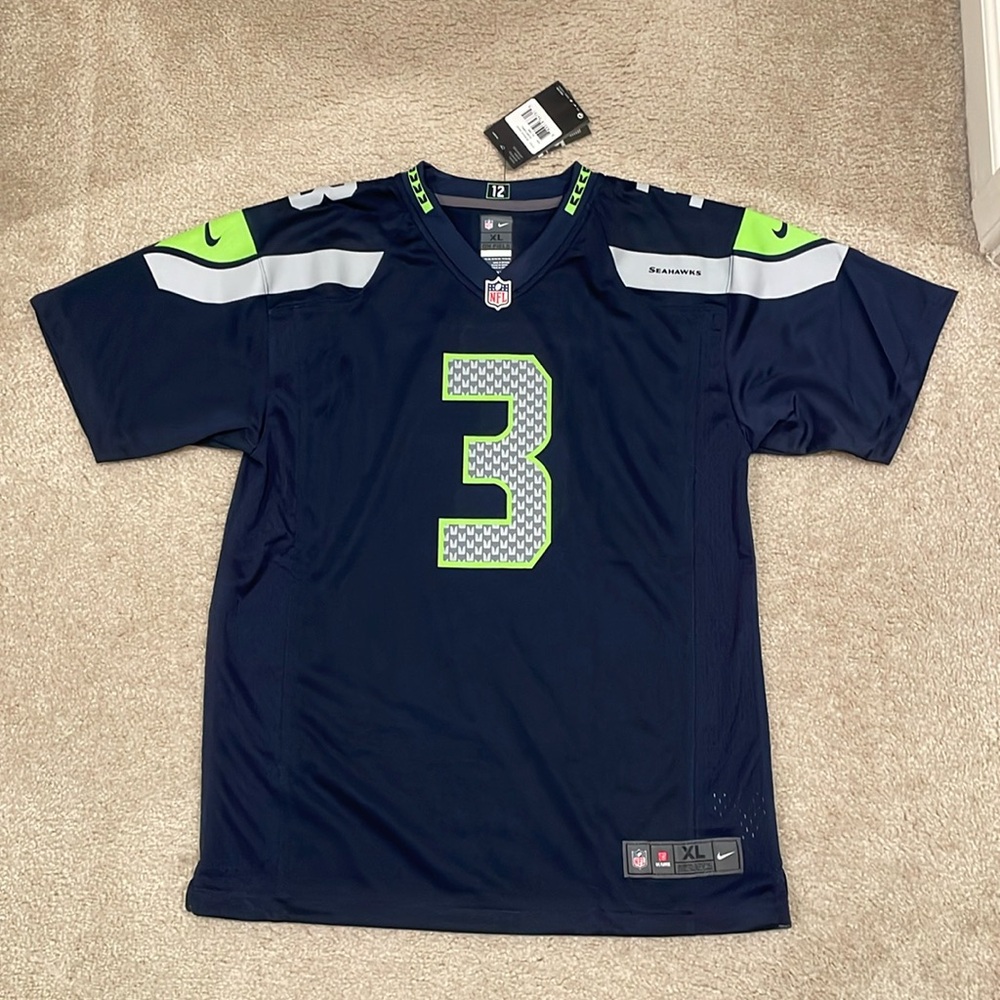 Russell Wilson Seattle Seahawks Nike Youth Team Color Game Jersey - College Navy